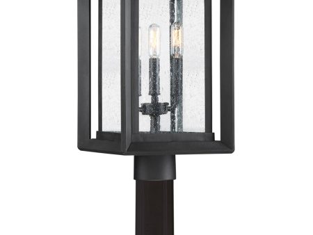 Wakefield Large 3-light Outdoor Post Light  Coastal Armour Earth Black Online