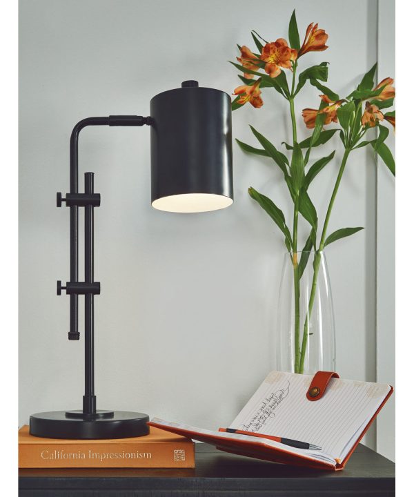 Baronvale Metal Desk Lamp (1 CN) Black For Discount