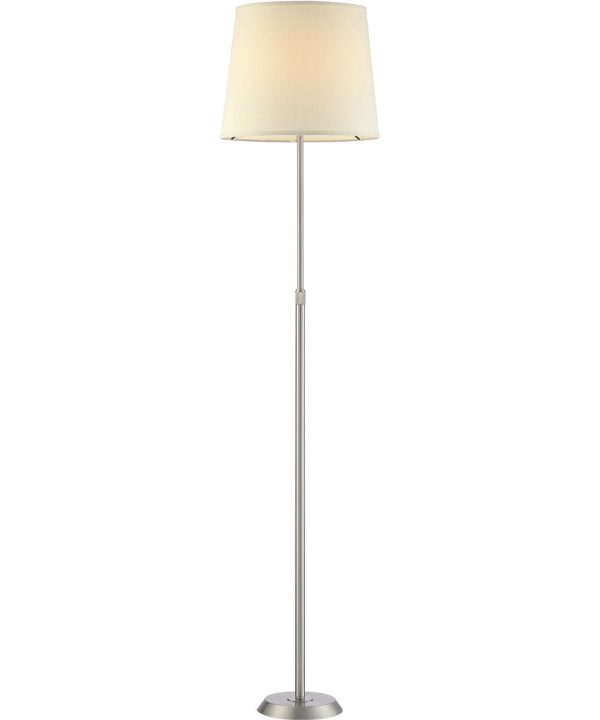 Attendorn 1-Light  Floor Lamp Satin Nickel Hot on Sale