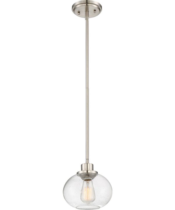 Trilogy Small 1-light Mini Pendant Brushed Nickel Online Sale