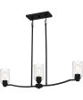 Acacia 3-light Island Light Matte Black Online Sale