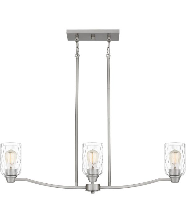 Acacia 3-light Island Light Brushed Nickel Supply