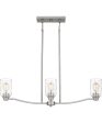 Acacia 3-light Island Light Brushed Nickel Supply