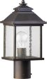 15 h Pearson 1-Light Outdoor Post Lantern Oiled Bronze Online now