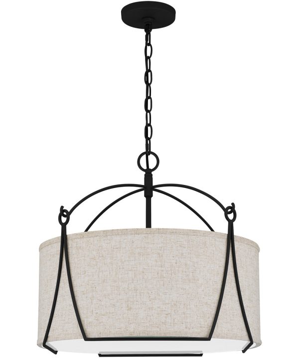 Adeline 4-light Pendant Earth Black For Discount