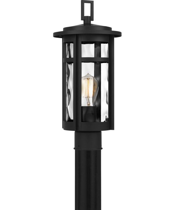 Uma Large 1-light Outdoor Post Light Matte Black on Sale