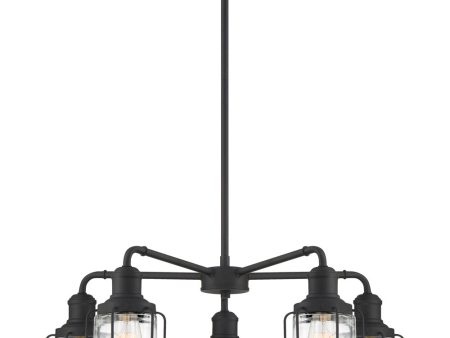 Ludlow 5-light Chandelier Earth Black Discount