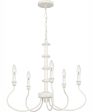 Adela 5-light Chandelier Antique White Discount