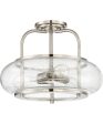 Trilogy Large 3-light Semi Flush Mount Brushed Nickel Online