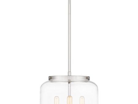 Tapley Small 3-light Mini Pendant Polished Nickel Online Sale