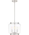 Tapley Small 3-light Mini Pendant Polished Nickel Online Sale