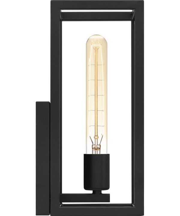 Awendaw Small 1-light Wall Sconce Matte Black Online