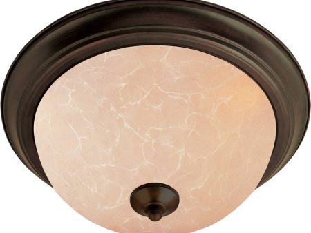 16 w Maxim 3-Light Flush Mount Oil Rubbed Bronze Online Hot Sale