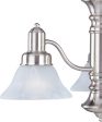 23 w Newburg 3-Light Chandelier Satin Nickel For Discount