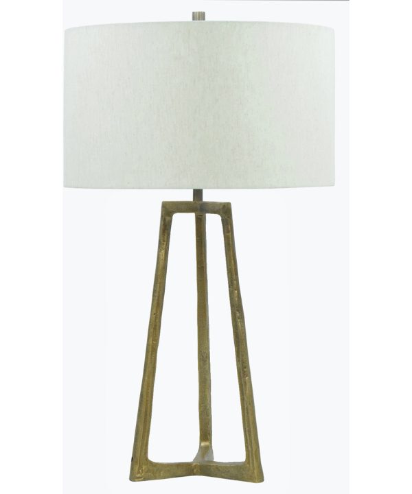 Wynlett Metal Table Lamp (1 CN) Antique Brass Hot on Sale