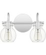 Andrews Medium 2-light Bath Light Polished Chrome Online Hot Sale