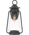 Sutton Large 1-light Outdoor Wall Light Speckled Black Hot on Sale