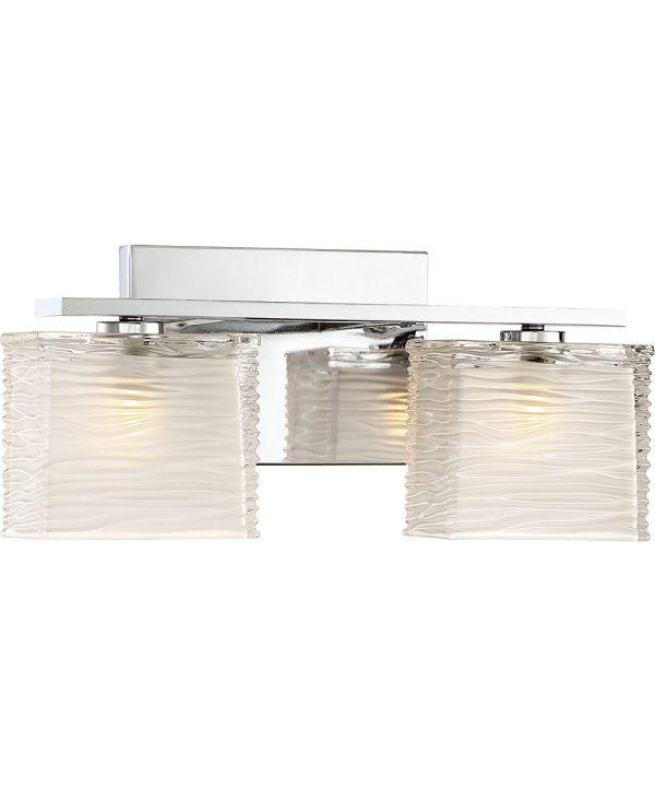 Westcap Medium 2-light Bath Light Polished Chrome Hot on Sale