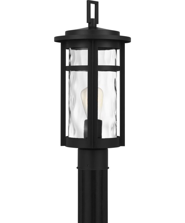 Uma Large 1-light Outdoor Post Light Matte Black on Sale