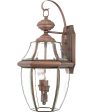 Newbury Large 2-light Outdoor Wall Light Aged Copper Sale