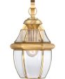 Newbury Medium 1-light Outdoor Wall Light Polished Brass Fashion