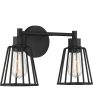 Atticus Medium 2-light Bath Light Earth Black Online now