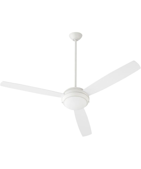 60  Expo 2-light LED Ceiling Fan Studio White Supply