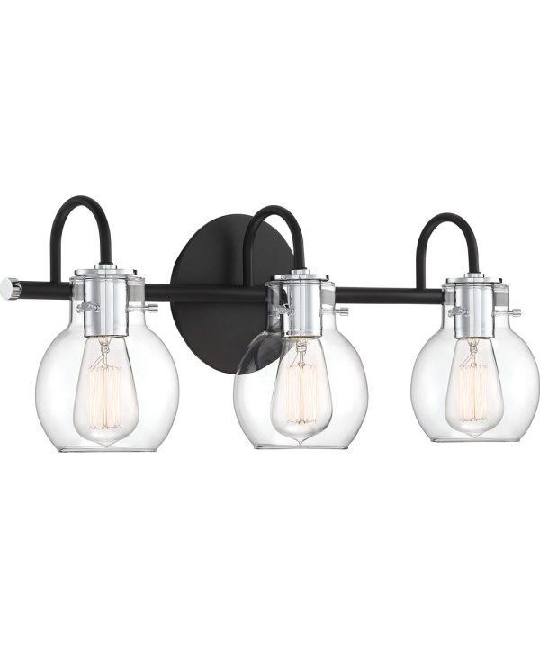 Andrews Large 3-light Bath Light Earth Black Online Hot Sale