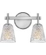 Amabelle 2-Light Two Light Vanity in Chrome Hot on Sale