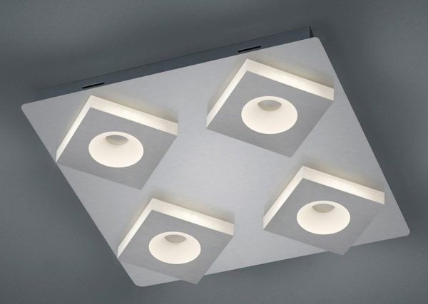 17 W Atlanta LED Ceiling Light Nickel-Matte Online now