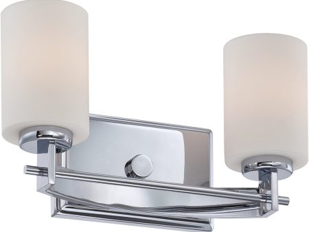 Taylor Medium 2-light Bath Light Polished Chrome For Sale