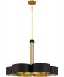 Balsam 6-light Chandelier Matte Black For Sale