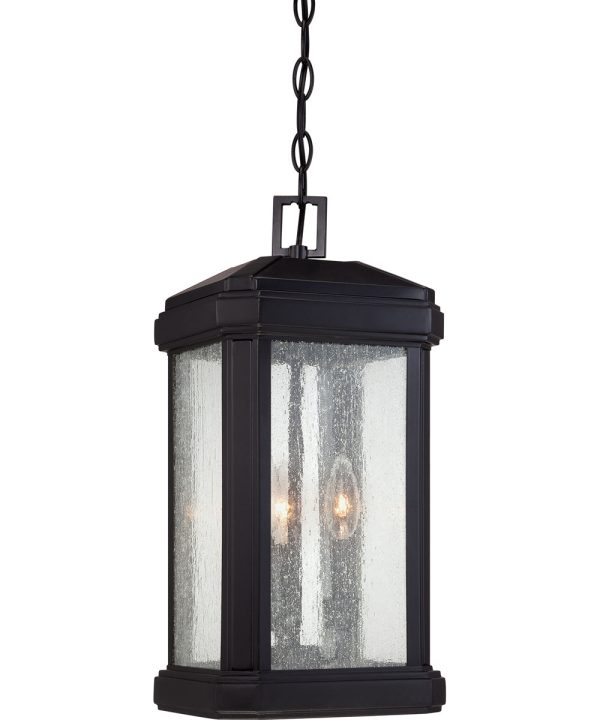 Trumbull Large 3-light Outdoor Pendant Light Mystic Black Sale