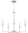 Prescott 5-light Chandelier Brushed Nickel Online