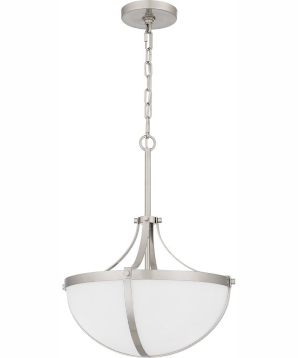 Antebellum Large 2-light Pendant Brushed Nickel Discount