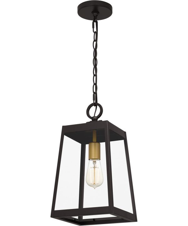 Amberly Grove Large 1-light Outdoor Pendant Light Western Bronze Fashion