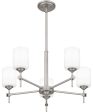 Aria 5-light Chandelier Antique Polished Nickel on Sale