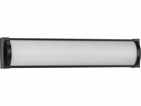 Barril 24 in. Medium Modern Integrated LED Linear Vanity Light Matte Black Discount