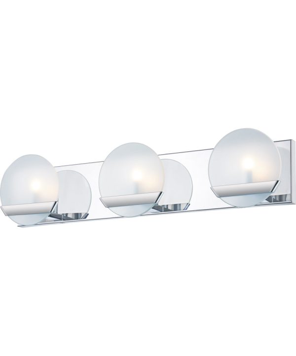 Tyleigh Large 3-light Bath Light Polished Chrome on Sale