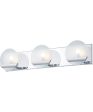 Tyleigh Large 3-light Bath Light Polished Chrome on Sale