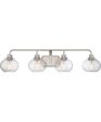 Trilogy Extra Large 4-light Bath Light Brushed Nickel Cheap