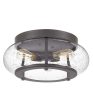 Trilogy 3-light Flush Mount Old Bronze Cheap