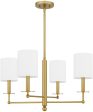 Ardsley 4-light Chandelier Aged Brass Hot on Sale