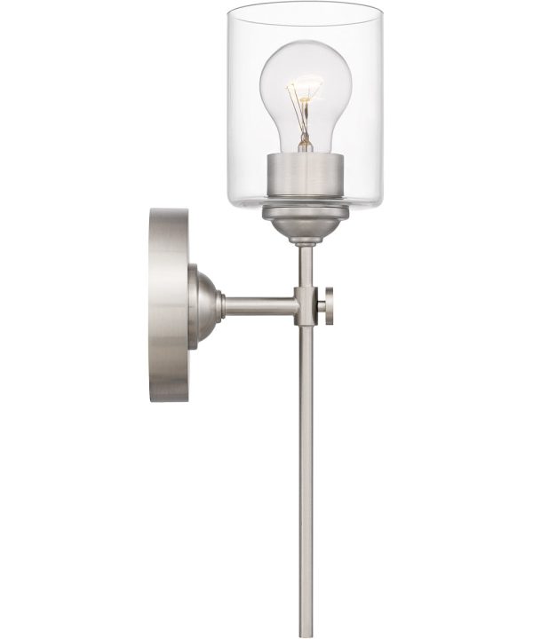 Aria Small 1-light Wall Sconce Brushed Nickel Discount