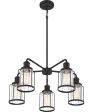 Ludlow 5-light Chandelier Earth Black Discount