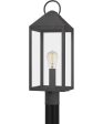 Thorpe Large 1-light Outdoor Post Light  Coastal Armour Aluminum Mottled Black on Sale