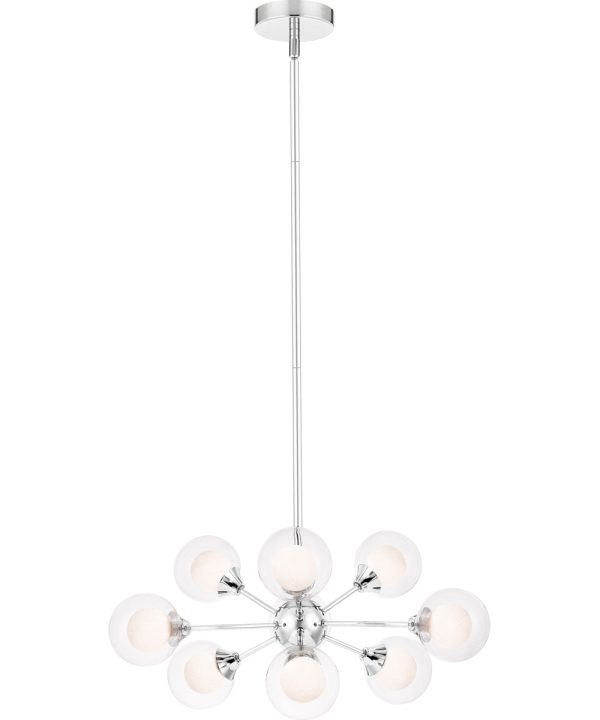 Spellbound 9-light Chandelier Polished Chrome Hot on Sale