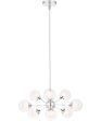 Spellbound 9-light Chandelier Polished Chrome Hot on Sale