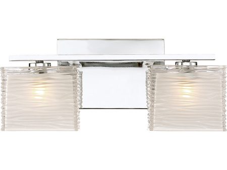 Westcap Medium 2-light Bath Light Polished Chrome Hot on Sale