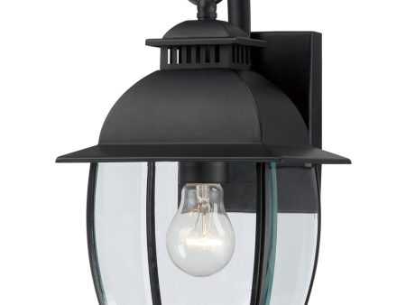 Bain Small 1-light Outdoor Wall Light Mystic Black For Discount